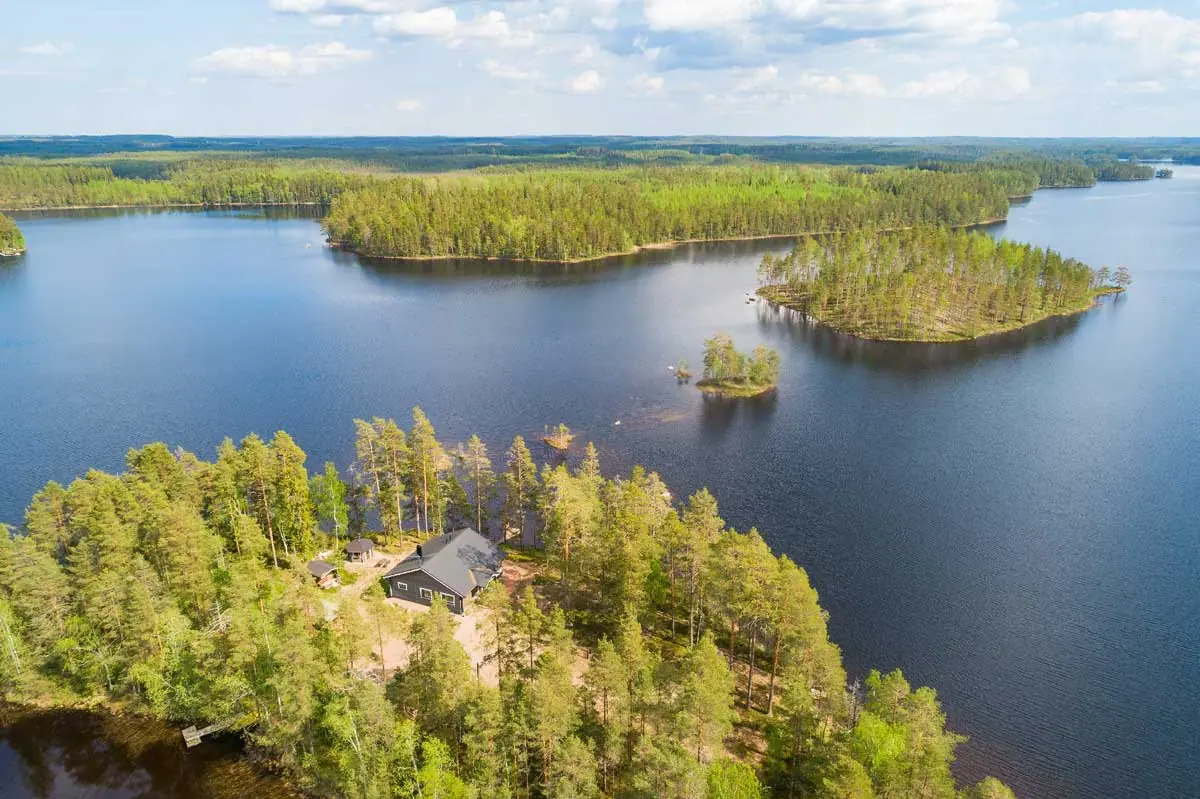 Villa Kukasjärvi: järvimaisema
